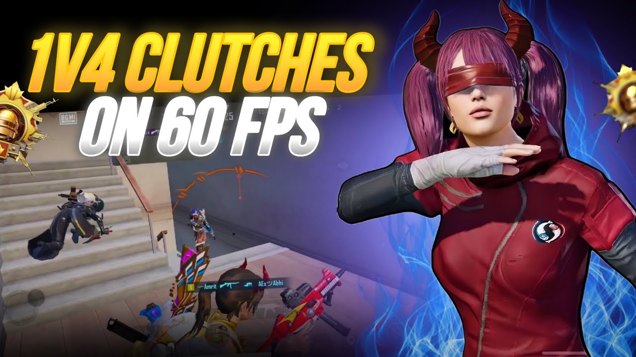  60 FPS PLAYERS 🇮🇳 CANNOT CLUTCH ? WATCH THIS 🔥 BGMI 