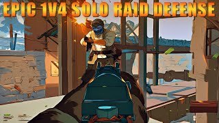 9000 Hour Rust Solo Raid Defense 1v4 at 4AM!