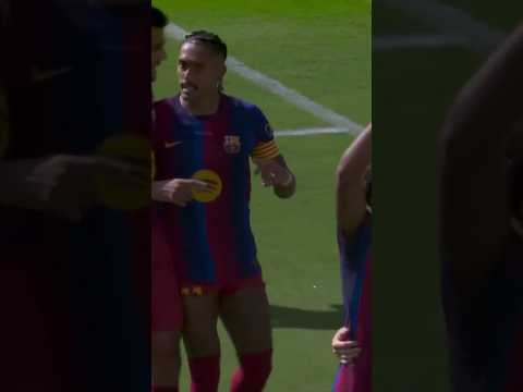 ⚽️ تمريرة رائعة من فيرمين لوبيز يترجمها لامين جمال إلى هدف التقدم لبرشلونة أمام فالنسيا 🔥