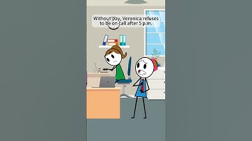 Without pay, Veronica refuses to be on call after 5 p.m. #manager #worklife #corporate #animation