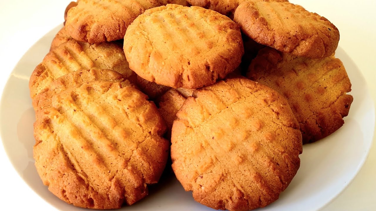 Easy Delicious Peanut Butter Cookies / Homemade Peanut Butter Biscuits YouTube