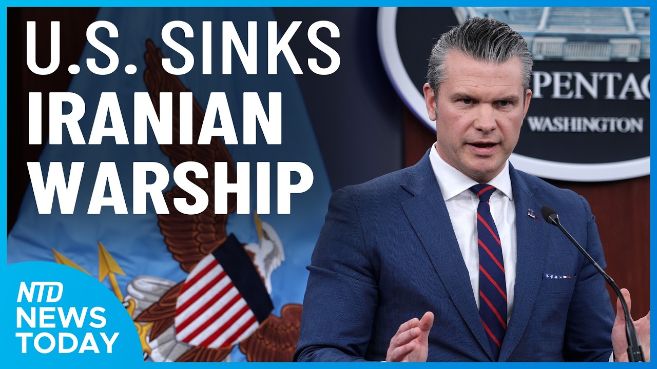 US Sinks Iranian Warship in the Indian Ocean; War Powers Vote | NTD News Today March 4