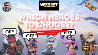 How to EASILY know which HEROES to upgrade? - Whiteout Survival with Tonton
