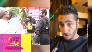 Ryan Hoffman complained on social media about his encounter with our camera crew. | Ventaneando