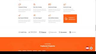 Logisti - Logistics and Transport WordPress Theme delivery company warehouse Aino