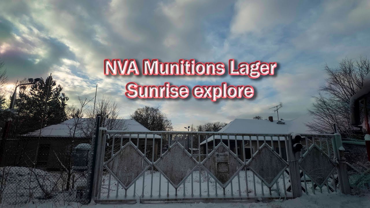 Sunrise Explore of an abandoned NVA munitions lager  Germany lostplaces urbex