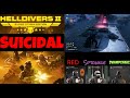 5 minutes of metal mayhem  helldivers 2 suicide difficulty automatons w redigamerz