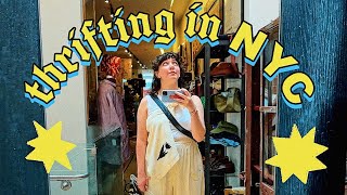 I FLEW TO NYC WITH NOTHING TO WEAR (ok not really but let's thrift!)   thrift with me in NYC!