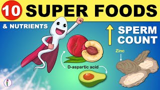 Sperm count increase food | How to increase sperm count | Infertility | Low sperm count (UPDATED)