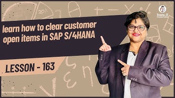 #lecture 163: learn how to clear customer open items in SAP S/4HANA | #sapficotutorial | #saps4hana