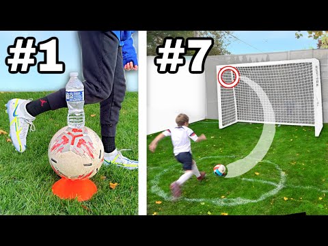 11 Soccer TRICK SHOTS from EASY to IMPOSSIBLE!