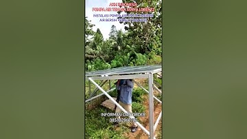 Instalasi Pompa Air Submersible Tenaga Surya Tanpa Listrik PLN Type Lorentz PS 1800