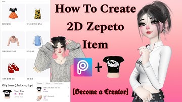 [Create Your Item] How to make 2D ZEPETO ITEM using phone | Become a CREATOR (feat. zhu)