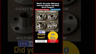 What’s the main difference between Slip-On and Weld Neck Flanges?