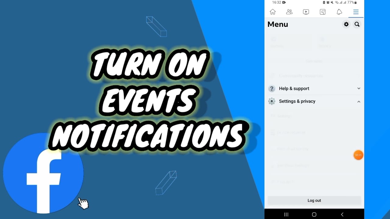 How To Turn On Events Notifications On Facebook