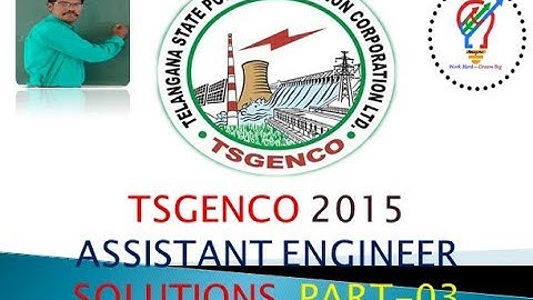 TSGENCO 2015 AE ELECTRICAL QUESTION PAPER WITH EXPLAINED ANSWERS P-03