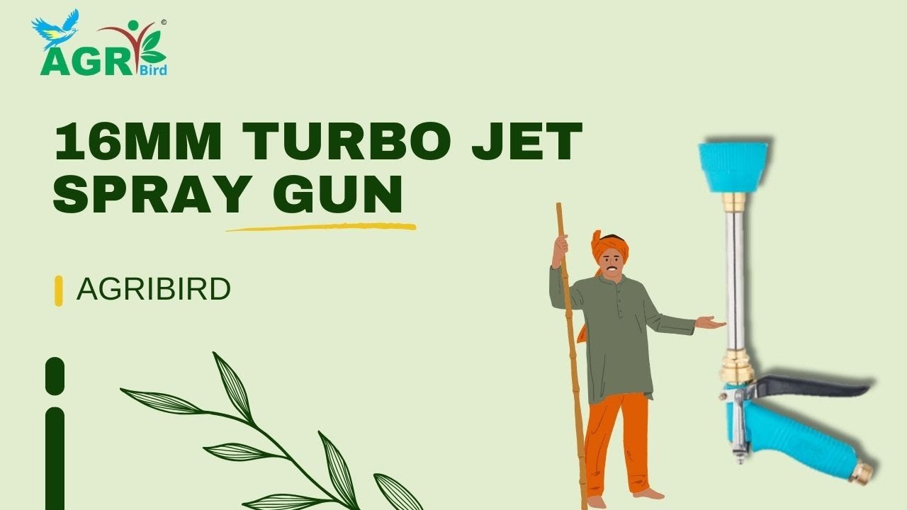 16mm Turbo Jet Spray Gun || AGRIBIRD || STPL - YouTube