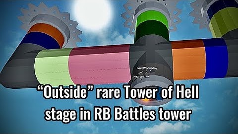 I found a really rare stage in RB Battles tower in Tower of Hell!