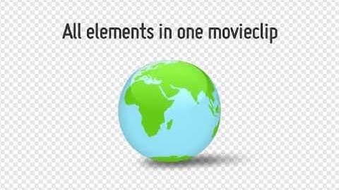 Spinning Earth Globes (looped FLASH animation)