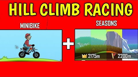 Hill Climb Racing - Gameplay Walkthrough Part - 101 Minibike/Seasons || Game Market