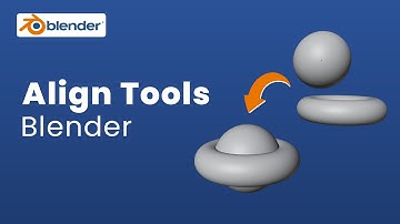 How to Align Two Objects in Blender | Blender Align Tools Tutorial #blendertutorialforbeginners