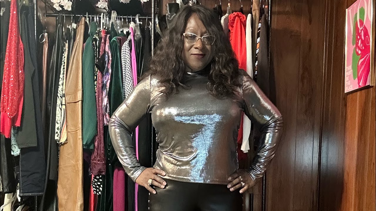 Bar III Outfit - Faux leather Studded pants 