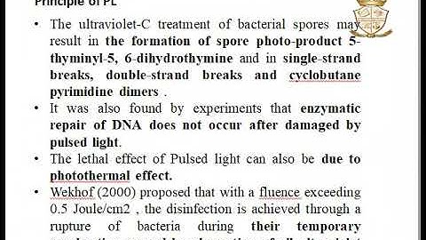 Pulse Light Technology in Food preservation