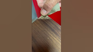 Damaged particleboard dresser corner repair! #furniture #repair #fix #diy #howto #skills