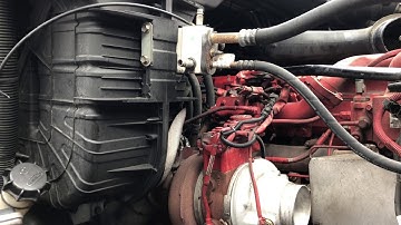 2012 Freightliner Cascadia Cummins ISX Turbo Noise