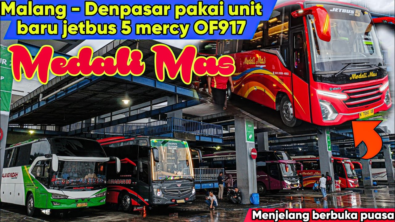 SUNGGUH ISTIMEWA‼️MEDALI MAS JETBUS 5 MEDIUM MERCY OF 917 DIPAKAI RUTE MALANG - DENPASAR