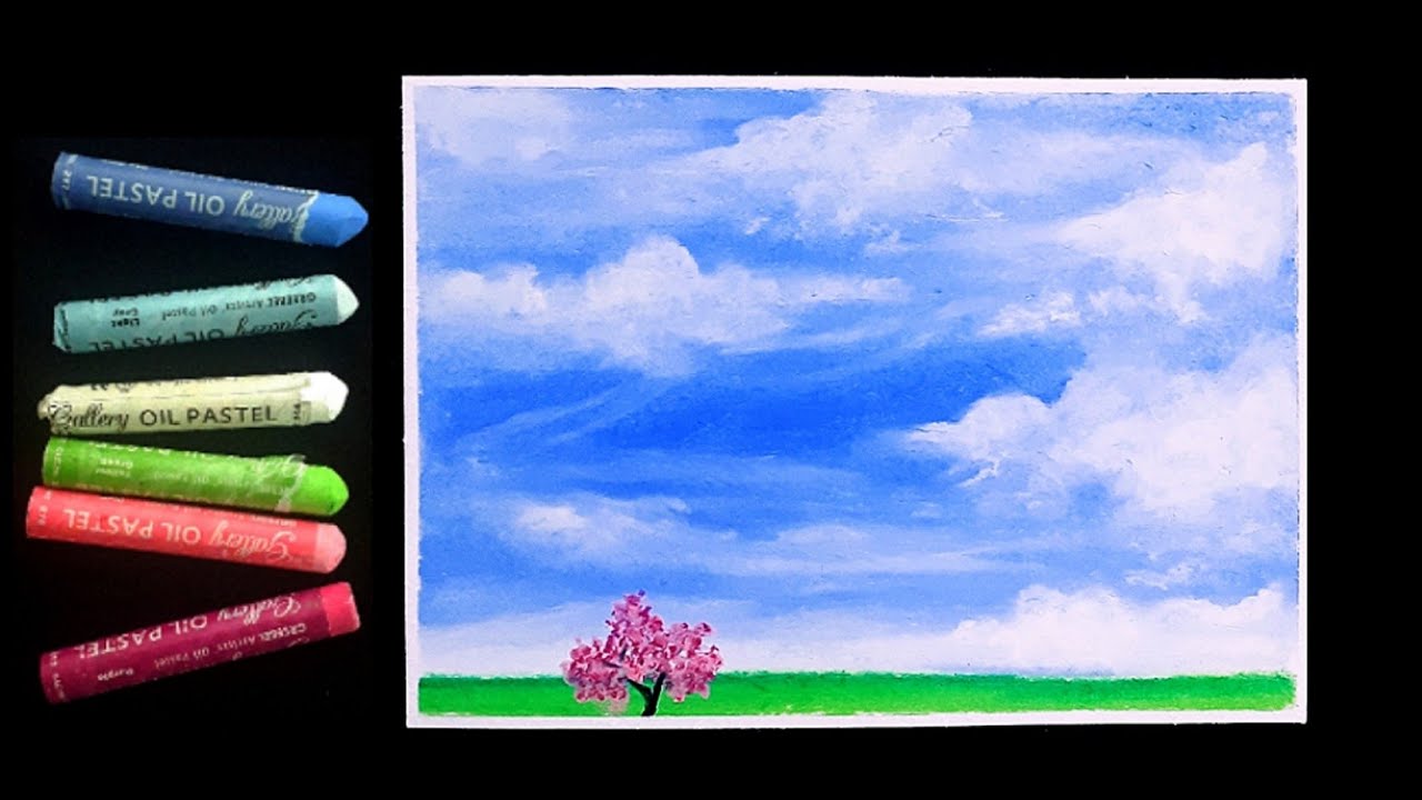 Tutorial Menggambar Pemandangan Langit Sky scenery drawing tutorial