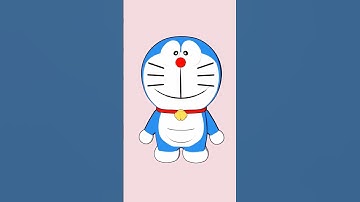 Doraemon 3D Modeling Time-Lapse | Toon Shader #doraemon