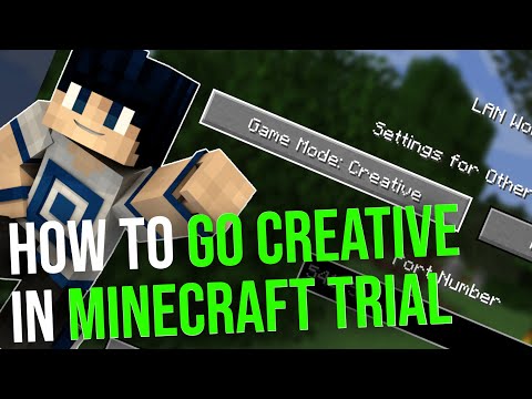 How to go creative in Minecraft trial (2025)