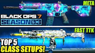 BLACK OPS 7 *NEW* TOP 5 META LOADOUTS IN SEASON 3 UPDATE! 🏆 (BO7 Best Class Setups) BO7 Best Guns