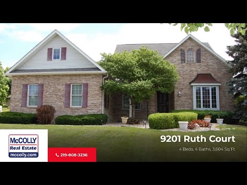 9201 Ruth Court, St John, IN home video tour