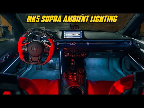 MK5 Supra Ambient Lighting Kit Install *Looks INSANE*
