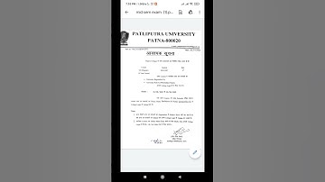 Patliputra university ug 4 years graduation exam date release #ppu #ug #ppunews #ppulatestnews