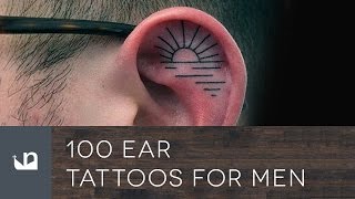 100 Ear Tattoos For Men