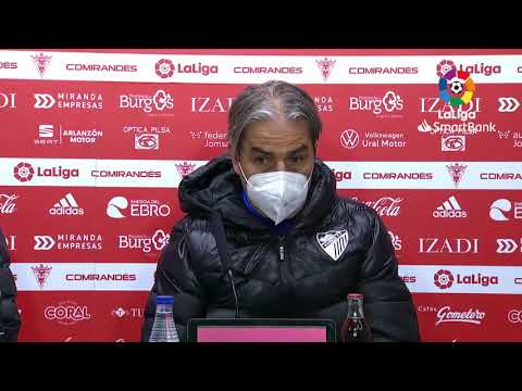 Rueda de prensa CD Mirandés vs Málaga CF