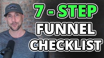 7 Step Sales Funnel Checklist - How To Launch A Million Dollar Funnel