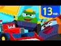 Best Mighty Car Songs 13m♪ | Police Car Tractor + | Tidi Songs for Children ★TidiKids