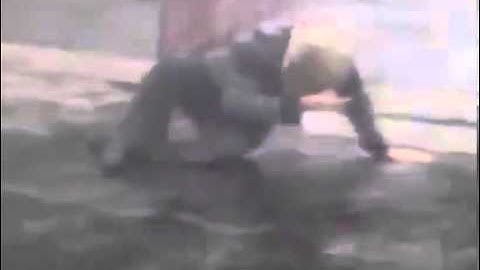 A man is struck by lightning
