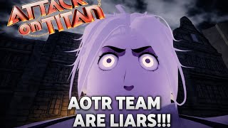 The Aotr Mods Are Liars  Watch Now  Attack On Titan Revolution 