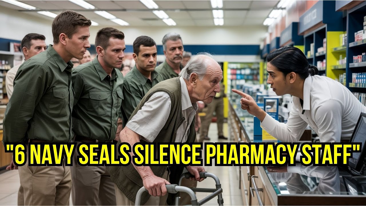 "Pharmacy Refuses to Fill 79-Year-Old Veteran's Prescription—Six Navy SEALs Silence Everyone"