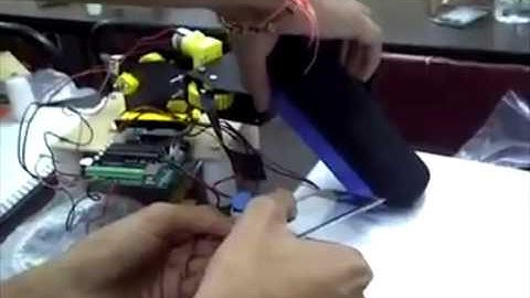 Touch screen Robotic Arm