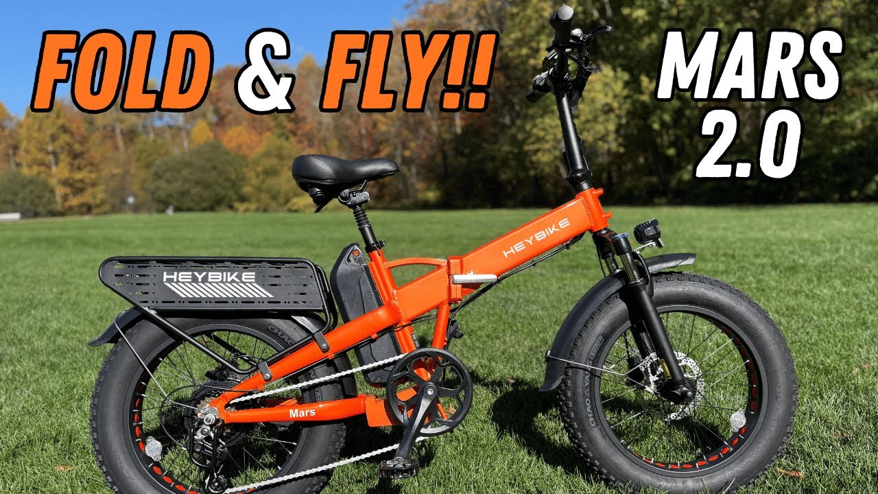 Watch Chris Crossed review Heybike Mars 2.0 Folding Fat-Tire Electric Bike (750W or 1000W) on YouTube.