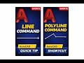 2D STAIRCASE, AutoCAD Line Command in 30 Seconds | AutoCAD Quick Tip #shortsvideo