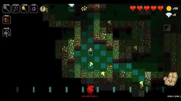 Crypt of the Necrodancer - No Commentary Walkthrough/Playthrough Cadence Stage 2