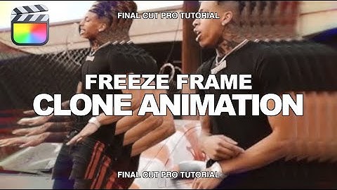 FREEZE FRAME CLONE ANIMATION EFFECT