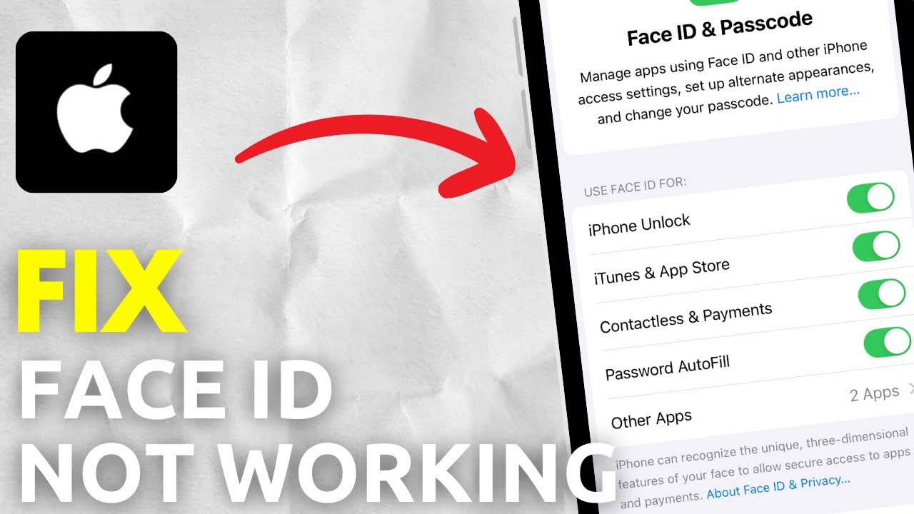iPhone15 256 / ホワイト/ インカメ不良　Face ID使えます How to Fix Face ID Not Working on iPhone 15 Models - YouTube